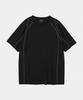 LETTERCOMO Soft Shell Aura Sleeve Short Sleeve T-Shirt Black