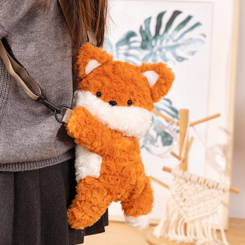 

Нетоксичные рюкзаки Treasuringu Kawaii с животными, милые рюкзаки-сумки через плечо с красной пандой и лисой, школьные сумки, детские сумки через плечо, подарки на день рождения