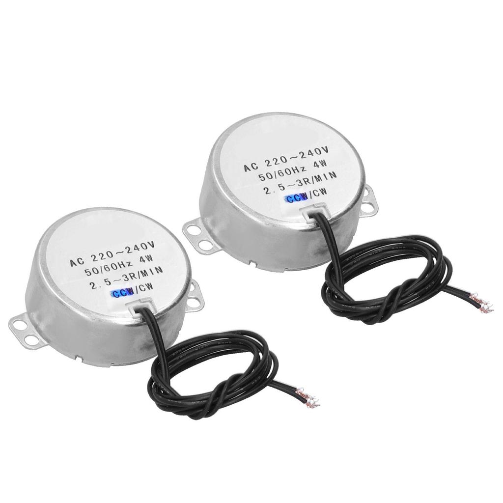 2 Stück Synchronmotor Mikro Richtungs-CW-Steuerung Maschinenteile AC220?240V 4W 2.5?3 U/min