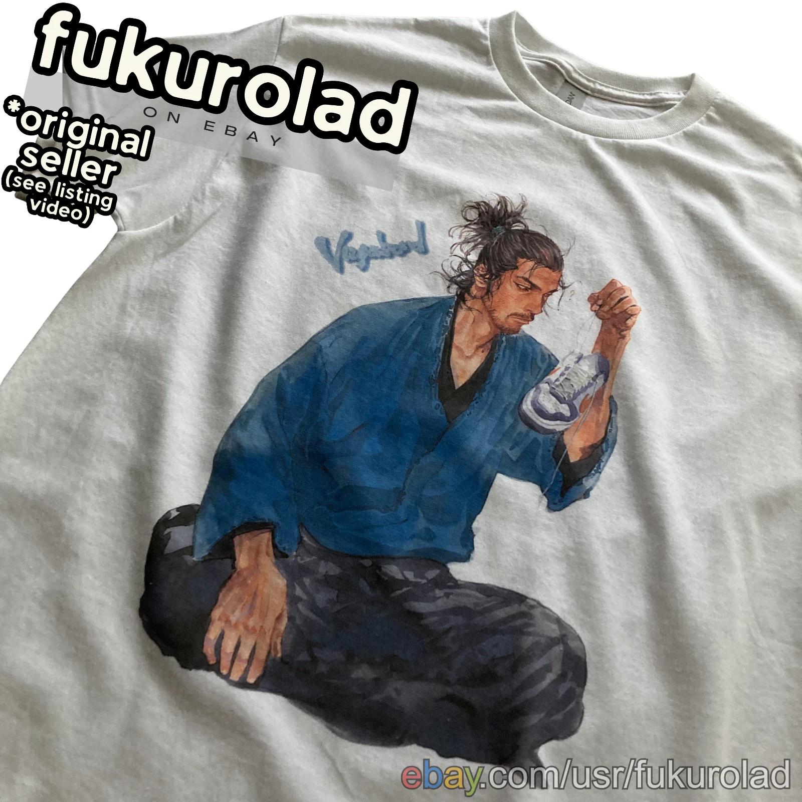 VAGABOND Musashi ? MANGA UNISEX t shirt GILDAN / COMFORT COLORS quality print S