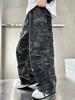 Boys' Cool Camo Pants - 2026 New Style, Straight Loose Fit, Versatile Autumn Wear