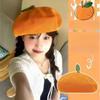 Breathable Girl Painter Hat Little Leaf Beanie Beret Cap Japanese Beret Fruit Caps  Spring Summer