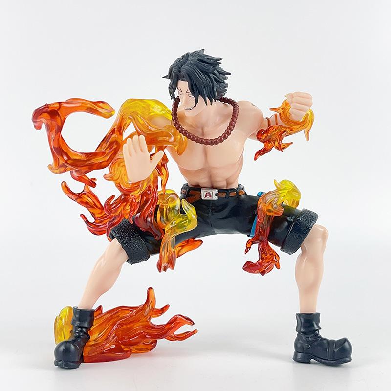 One Piece Anime Figures Ace Action Figures PVC Collection Model Doll Toy Kid Gift