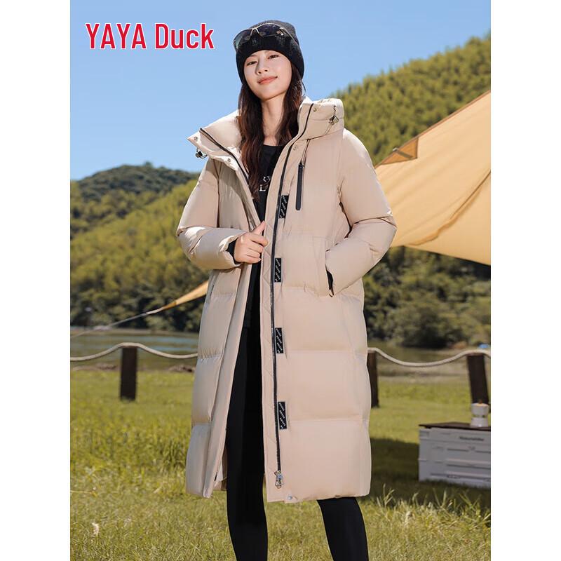 YAYA Women's Thickened Over-the-Knee Down Coat