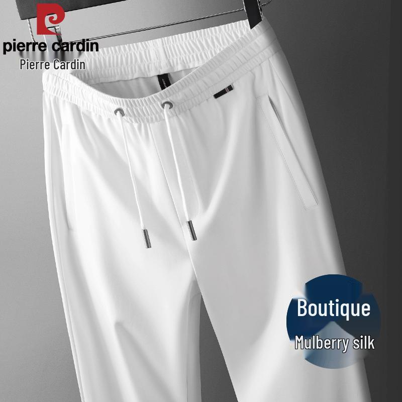 Pierre Cardin Men s Silk Blend Casual Straight-Leg Pants L