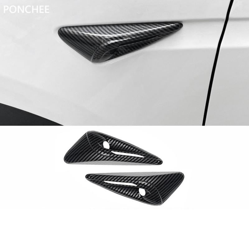 For Tesla Model YL 2025-2027 Camera Cover Protective Shield Leaf Panel Decorative Sticker Automobile Modification Supplies