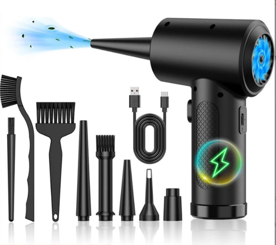 New Portable Dust Blower, Multi-functional Car Vacuum Cleaner, Wireless Electric Dust Blower for Cleaning
