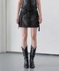Deketeuumeon Cargo Mini Skirt Dcsk004Blacka