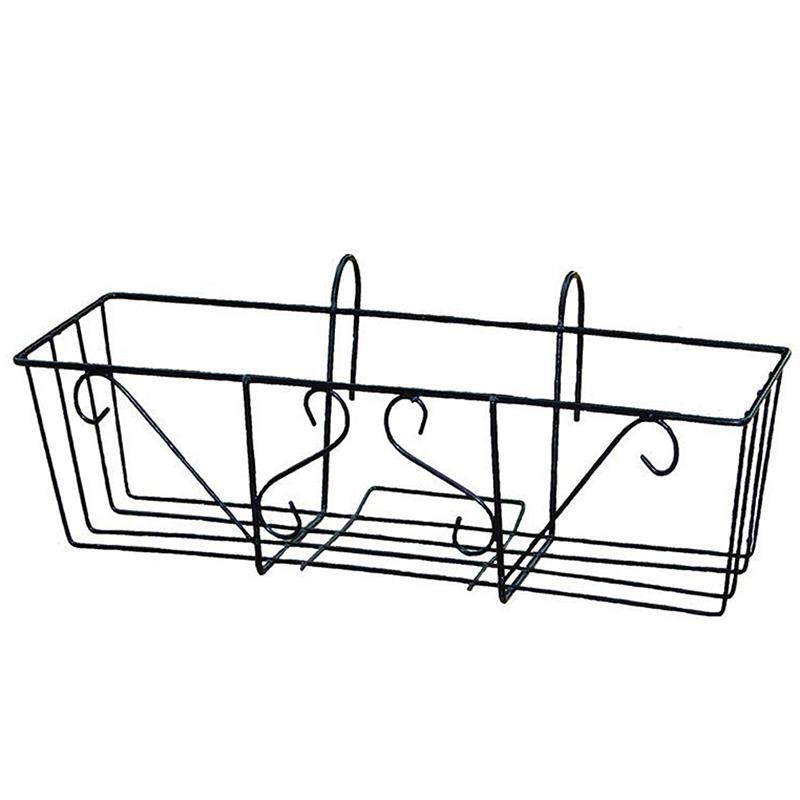 Stojan na rostliny Háčky na květináče Držák Kovaný železný závěsný rám Zahradní dekorace