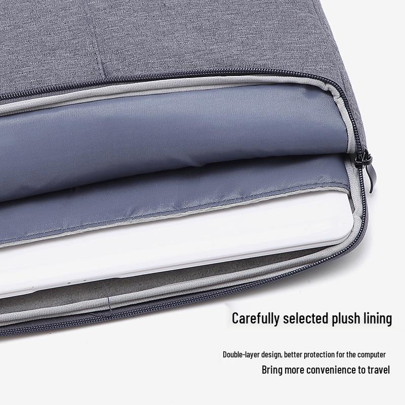 Double Layer Thickened Laptop & Tablet Sleeve for MacBook, Huawei, and Apple - Handheld Protective Case
