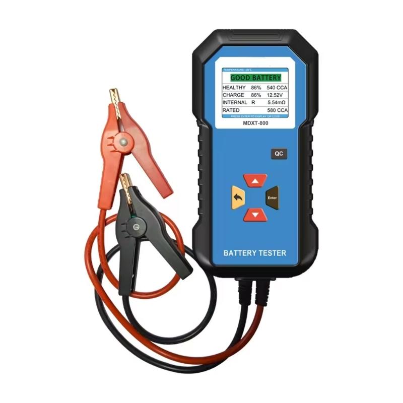 

Professional Shockproof Automotive Battery Analysis 12V 24V Internal Resistance Capacity Tester Tool For Car Motorcycles 1