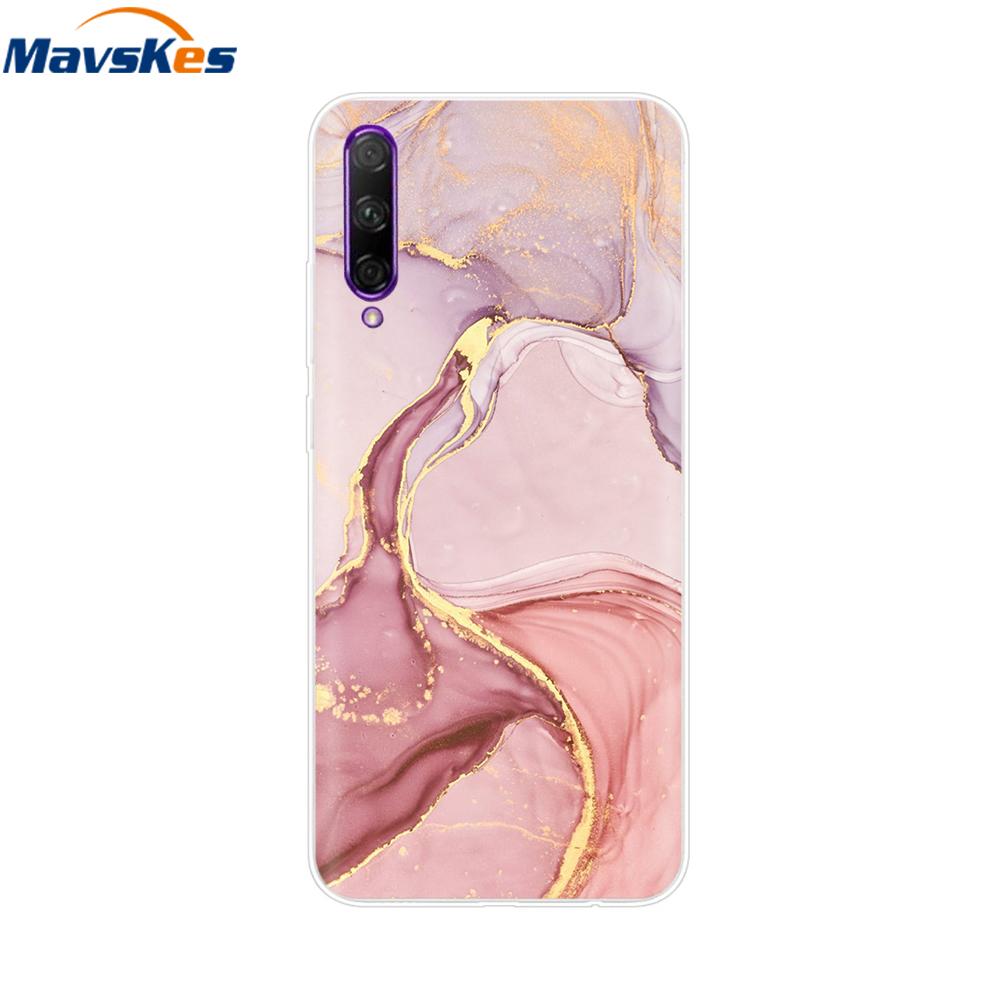For Huawei P Smart Pro Case Cute Candy Painted Cover Soft Silicone Phone Case For Huawei P Smart Pro 2019 Cover Coque Bumper