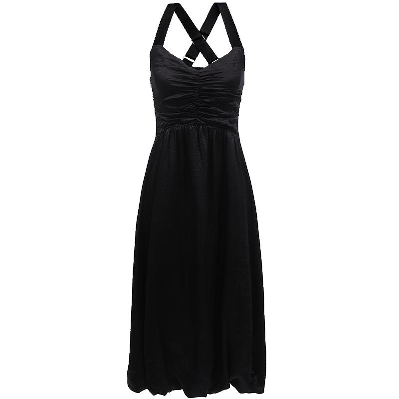 

ONLY 2024 Summer French Chic Cross-Strap Cami Dress L