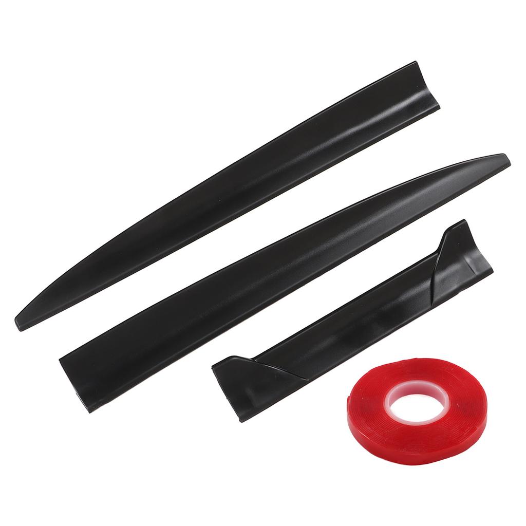 3PCS Car Universal Spoiler Thermal Stability Strong Grip Lightweight Rear Trunk and Window Roof
