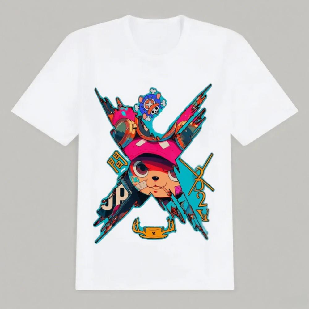 

Cotton Short-sleeved Women s New Emerging Art Daily Style Trend Printing T-shirt Street Style Couple Tide Brand Breathable Tops 4XL