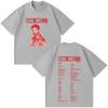 Singer Pablo Alborn Kmo Global Tour 2026 Print T Shirt Unisex Unisex Fashion Tshirts Shortsleeved Casual Hiphop Cotton Tshirts