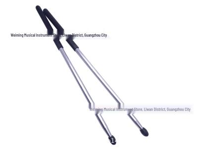 Heavyweight, Colorful, Metal, Wrist-Opening, Practice Drumsticks with Protective Rubber Sleeves