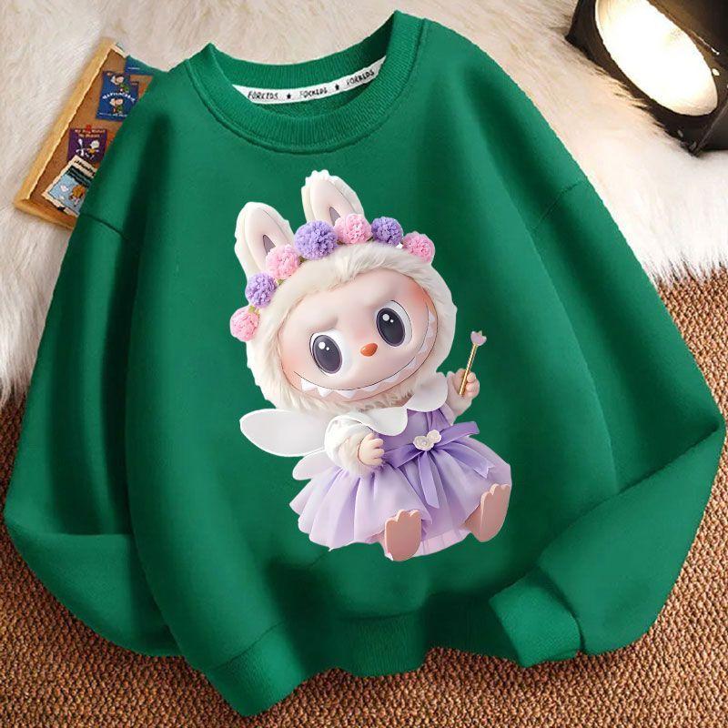 

Детские свободные худи с круглым вырезом для весны, осени и зимы, милые свободные худи с круглым вырезом с длинными рукавами для мальчиков и девочек 160