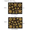 Glitter Effect Snowflake Electrostatic Wall Sticker Christmas Kids Room Decor Glass Window Home Decoration New Year Wallpaper