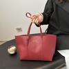 Minimalist Chic Pu Tote Bag For Women With Soft Texture And Design Spacious