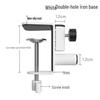 Lazy Person Phone Live Stream Stand with Mic Clip and Stable Boom Base