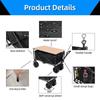 Wagon Outdoors Trolley Portable Garden Camping Cart Heavy Duty Large Capacity Fold Wagon Collapsible Folding Utility Beach Cart