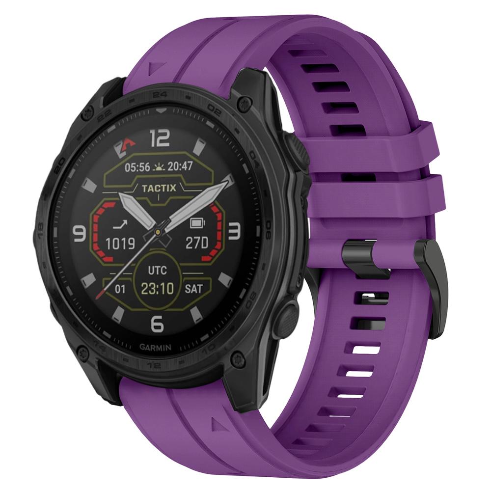 Silicone Outdoor Watch Strap for Garmin Tactix8 47/51MM/fenix8 43MM Waterproof/sweatproof Watch Strap for 20/22/26mm Quick Fit