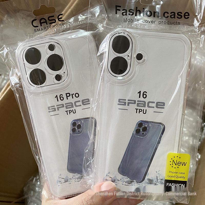 Clear Soft Anti-Fall Case for iPhone 16/16 Pro Max, Compatible with iPhone 13/15