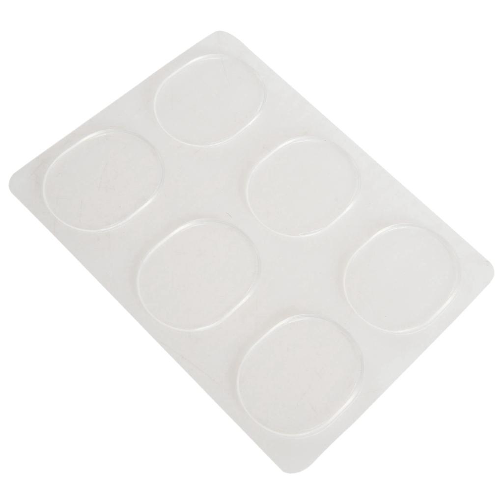 Klassisch-18 Stück Snare Drum Dämpfer Pad Trommel Dämpfer Gel Pads Snare Tom Trommel Schalldämpfer Transparente Schlagzeug Zubehör(Transparent)