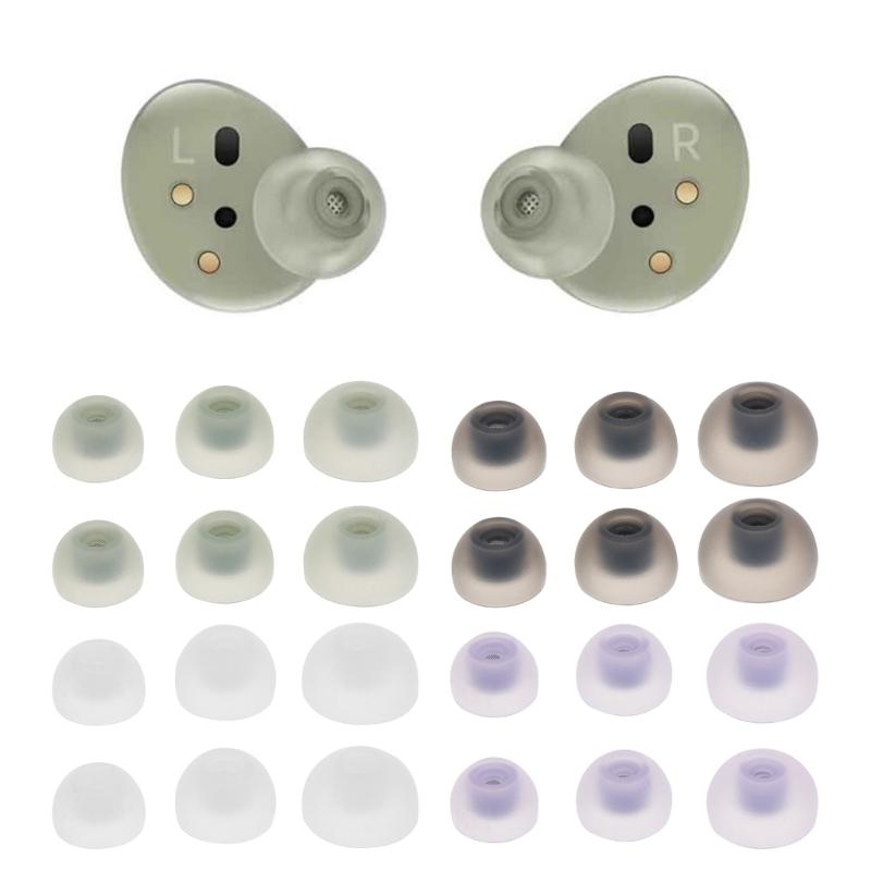 6 ks špuntů do uší pro sluchátka Galaxy Buds2 Silikonové krytky Náhradní SM-R177 Špunty do sluchátek Zátky do uší Polštářky do uší
