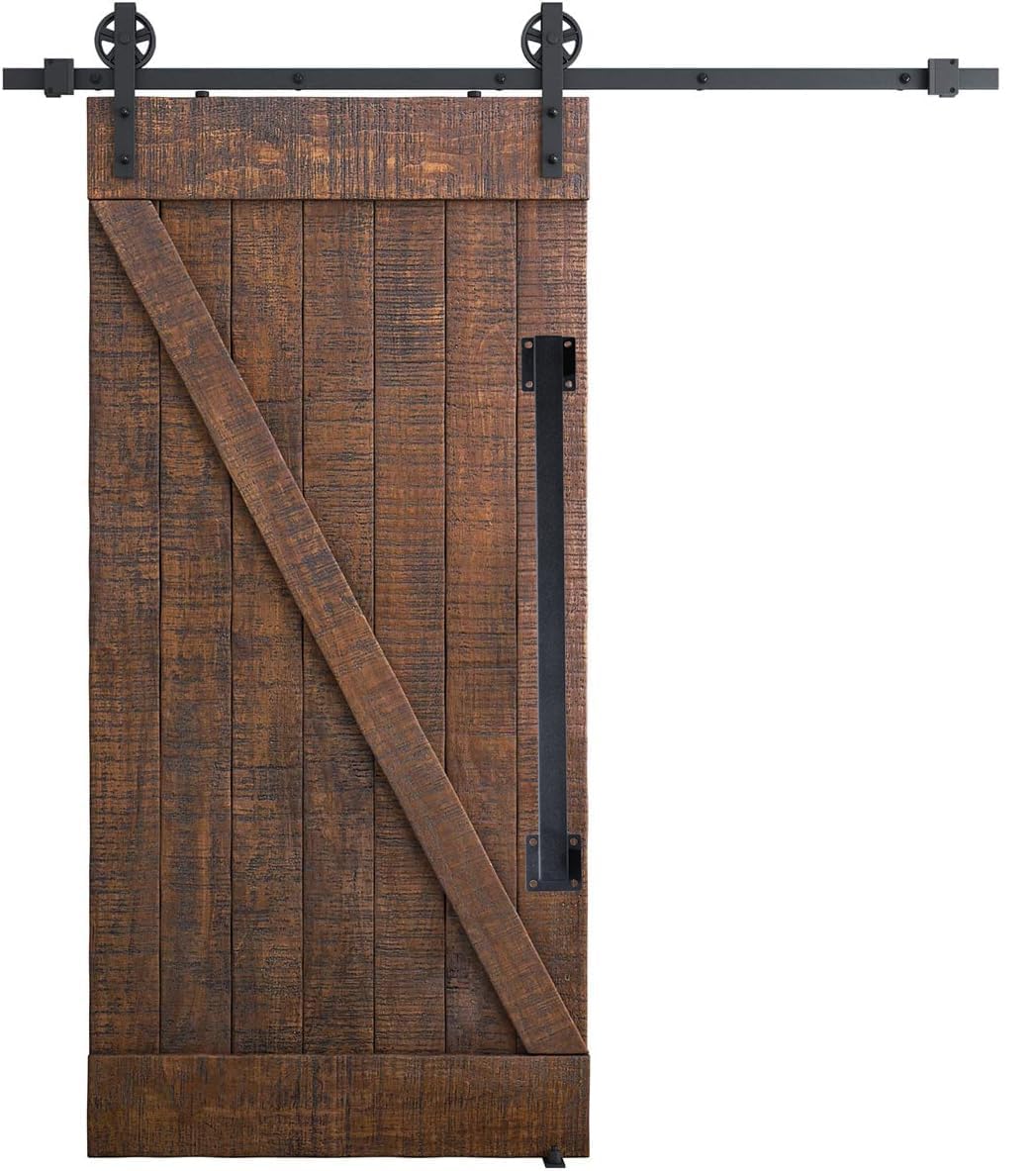 

K13 Wooden Door Handle, Long, Moving Door Rail, Large Door Handle, Matte Black (320mm)