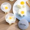 Bebek Maması Buharda Yumurta Kalıbı, Ev Çocukları Sevgi Yumurta Kahvaltı Yumurta Pişirici Puding Jöle Kalıbı