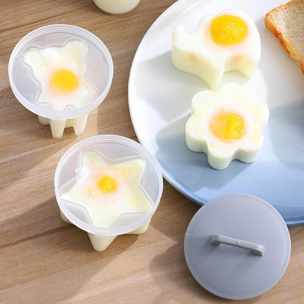 Bebek Maması Buharda Yumurta Kalıbı, Ev Çocukları Sevgi Yumurta Kahvaltı Yumurta Pişirici Puding Jöle Kalıbı