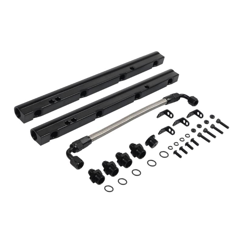 6AN Intake Manifold Fuel Rail Kit for LS6 Engines with High Flow Design Supporting 600 Horsepower and Enhancing Fuel Delivery