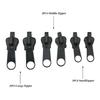 5/6pc Zippers Repair Kit Universal Instant Zipper Repair Replacement Zipper Sliding Teeth Rescue Zipper Head For 3 Different Siz