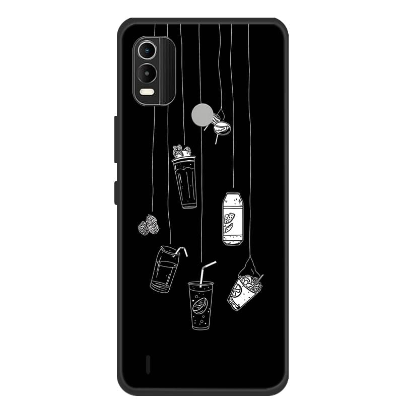 For Nokia C21 Plus Case Phone Cover Coque Black Silicone Soft Back Cover Case For Nokia G21 / G11 / C21 Plus Case C21Plus Funda
