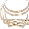 African Choker Necklaces Unique Alloy Design for Women Masquerade Events