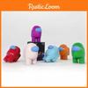 Stylish Among Us Car Decoration 6 Figures Set Pvc Material 7.5cm Anime Style