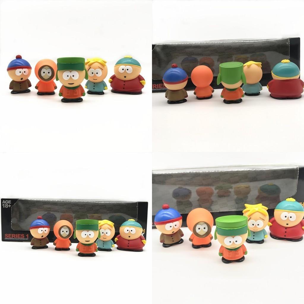5pcs South Park Figures Block Set For Children's Imagination Play And Home Decoration