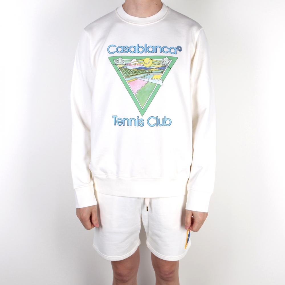 

22SS Толстовка Casablanca TENNISCLUBICON Цвет слоновой кости MS22JTP001TENNISCLUBICON M