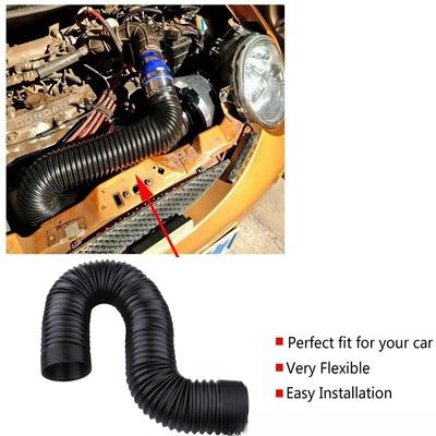 Auto Kaltluftansaugrohr-Kit 2,5 Zoll 3 Zoll Flexibles Lufteinlass-Kanalsystem 51mm 63mm 76mm Universal