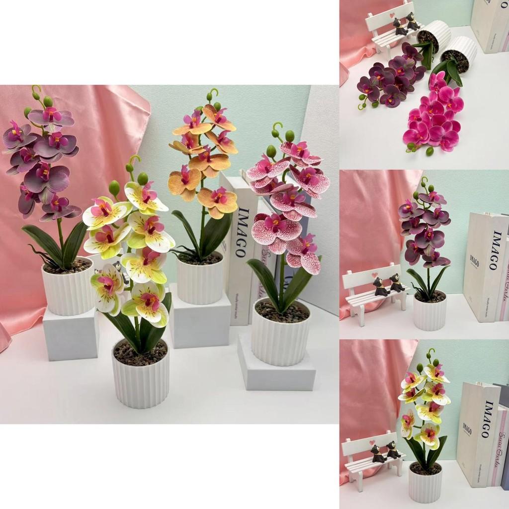 Faux Butterfly Orchid Floral Arrangement For Party Decorations And Home Styling