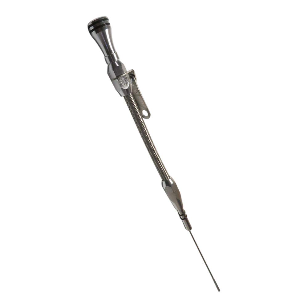 Edelstahl Flexible Motorölpeilstab für SB Ford 260 289 302 Geflochten SBF Mustang