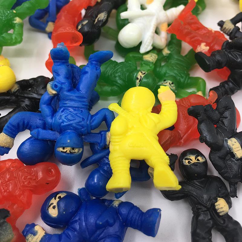 20 BUC Colorat Ninja Desene Animate Jucării Mici Distractive Cutie Surpriză Cadou Ou de Paște Accesorii Pandantiv Rucsac Cadou de Ziua de Naștere Creativ