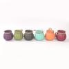 Dangling Colorful Ceramic 6 Pot Set Wall Mount Flower Cactus Planters Home Decor
