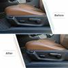 4*Seat Adjust Switch Button Decor Cover Trim for Ford Mustang 04-14 Carbon Fiber