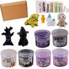 Kit Slime al Burro Fango Nuvola Soffice Putty di Cristallo Giocattolo Fai-da-te per Alleviare lo Stress per Bambini