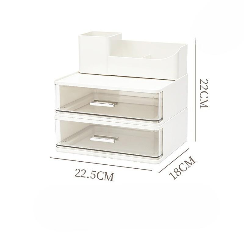 Multi-layer Transparent Drawer Cosmetics Organizer Makeup Storage Box Large Capacity Table Lipstick Makeup Brush Perfume Racks