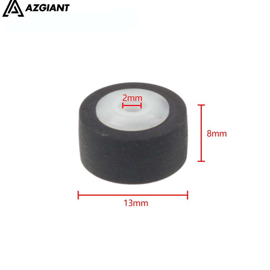 2pcs/lot 13x8x2mm Card Seat Audio Belt Pulley Tape Recorder Belt Pulley Wheel Amplifiers Pinch Roller Deck for SONY K850ES TEAC