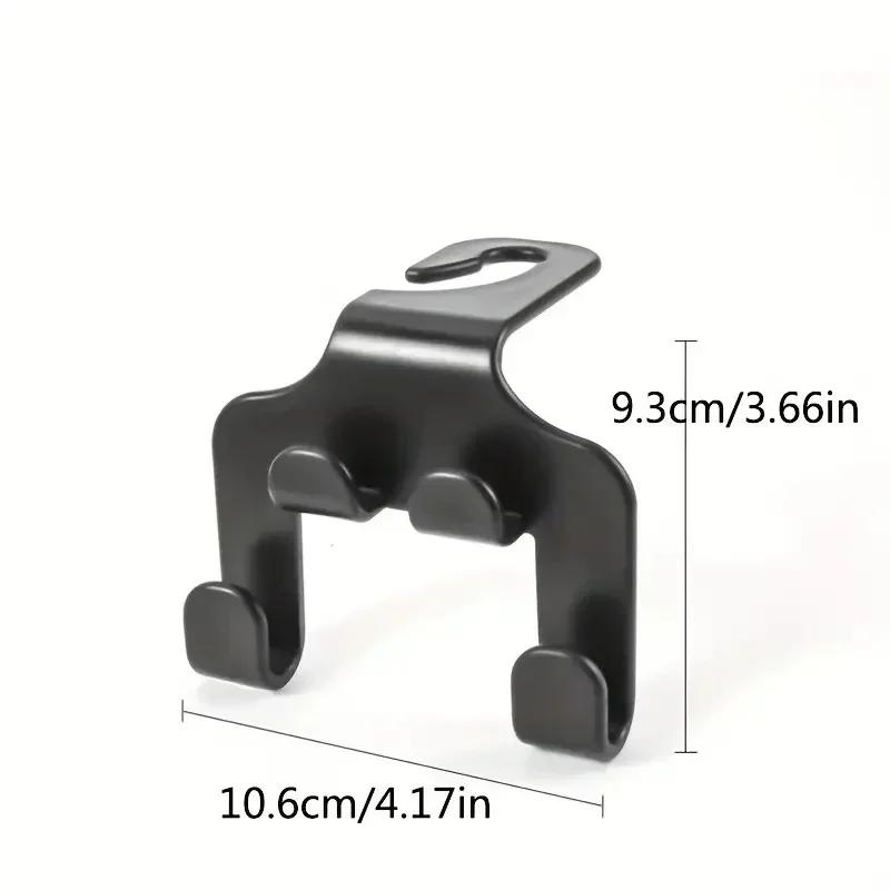 Soporte para teléfono móvil con gancho para colgar en el asiento trasero del coche, soporte para reposacabezas para iPhone, Samsung y todos los teléfonos.